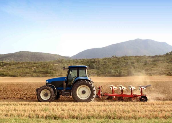 Farmer on a Tractor