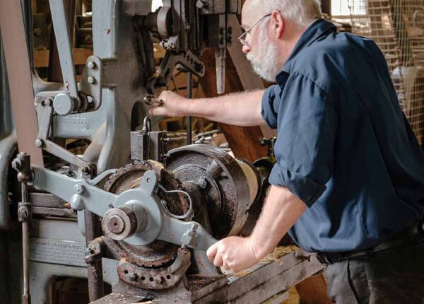 Machinist working