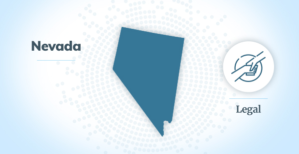 Graphic depicting the state of Nevada and an illustration of a handshake, symbolizing the agreement between a mesothelioma patient and lawyer.